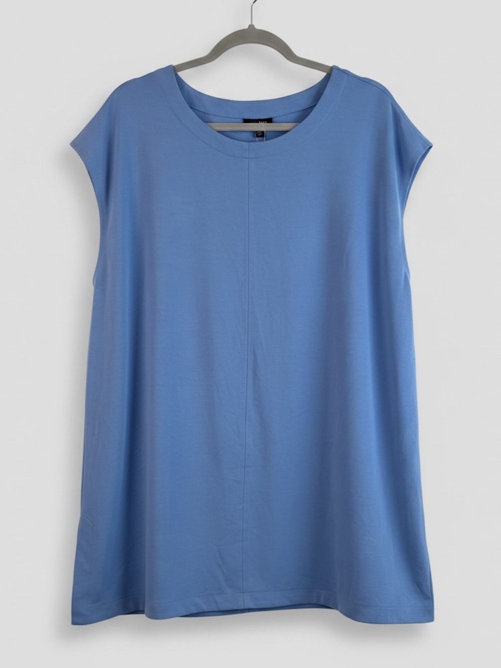 J. Jill Wearever Collection Relaxed Sleeveless Top in Periwinkle Blue xl